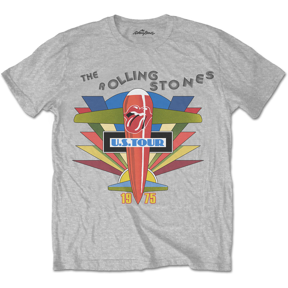 ROLLING STONES Attractive T-Shirt, Retro US Tour 1975