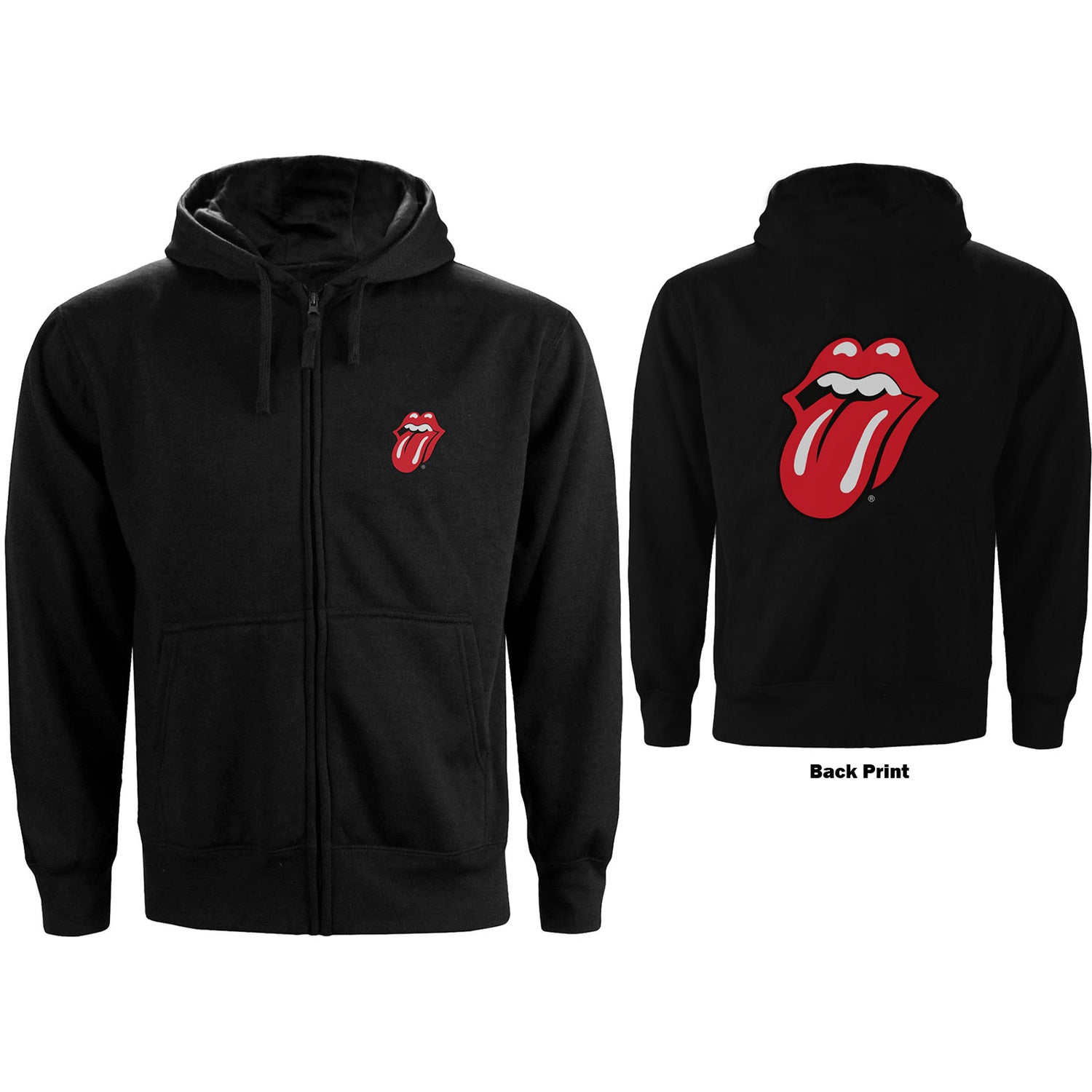 THE ROLLING STONES Attractive Hoodie, Classic Tongue