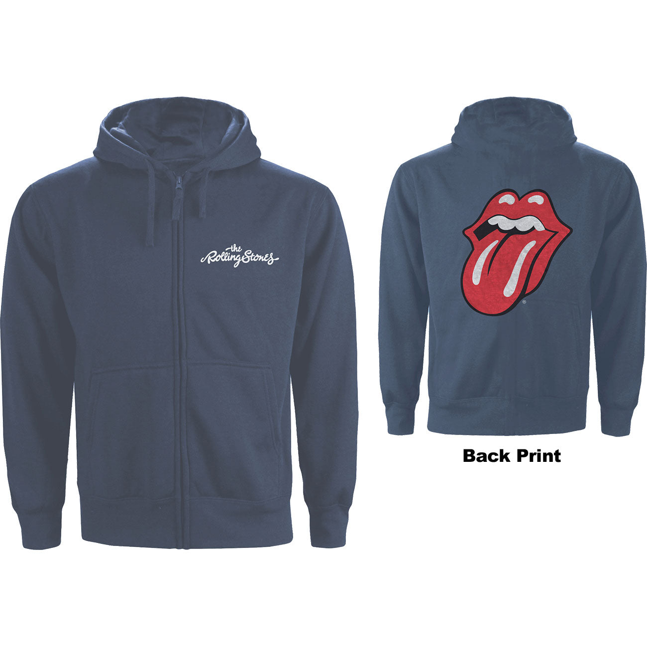 THE ROLLING STONES Attractive Hoodie, Classic Tongue