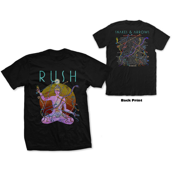 RUSH Attractive T-Shirt, Snakes & Arrows Tour 2007 – Authentic
