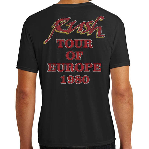 RUSH Spectacular T-Shirt, Tour of Europe 1980