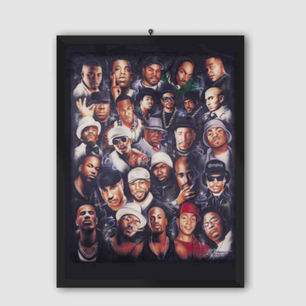 RAP LEGENDS Gorgeous Poster (Unframed) – Authentic Band Merch