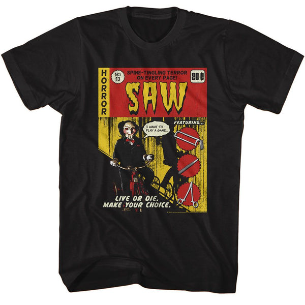 SAW Terrific T-Shirt, Jigsaw Comic Book