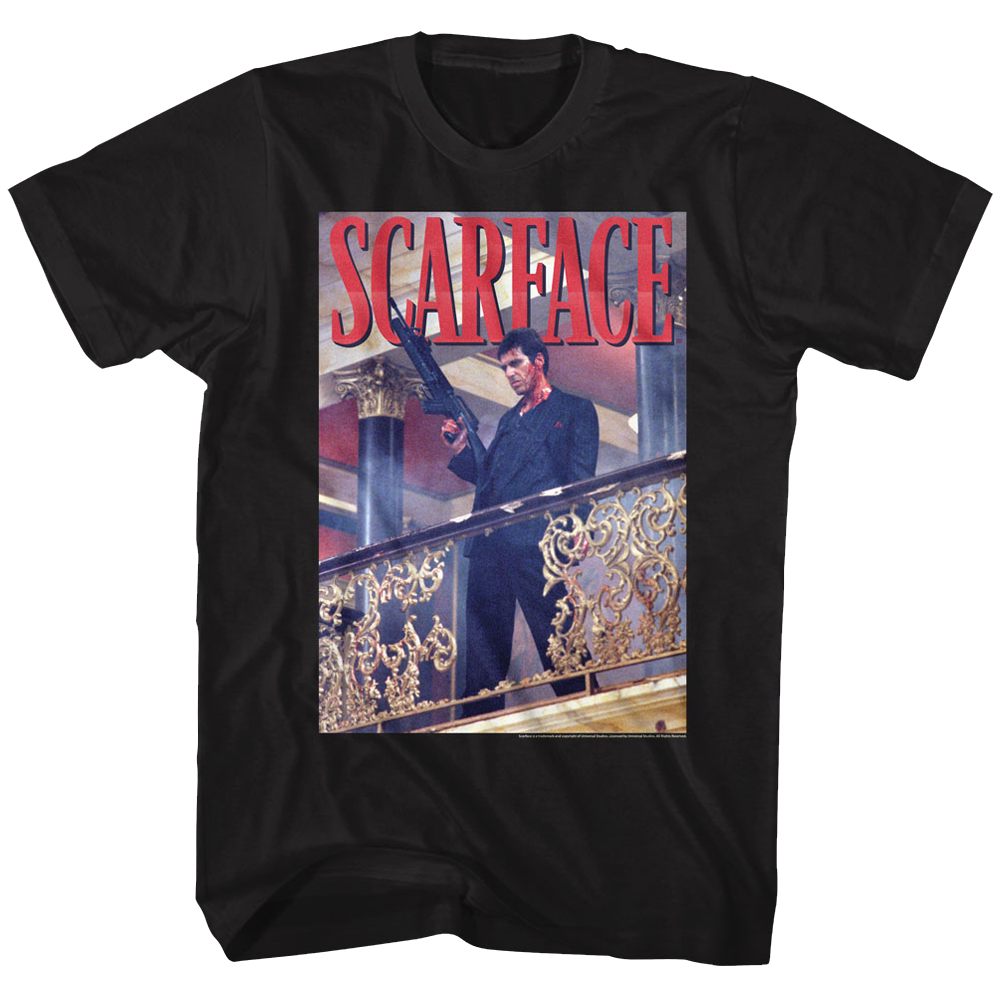 SCARFACE Famous T-Shirt, Railing Shot