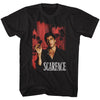 SCARFACE Famous T-Shirt, Red Cityscape