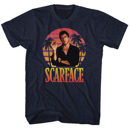 SCARFACE Famous T-Shirt, Miami Sunset