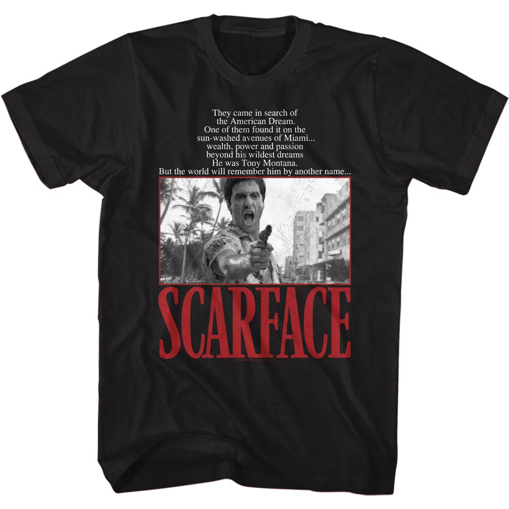 SCARFACE American Dream Quote T-Shirt