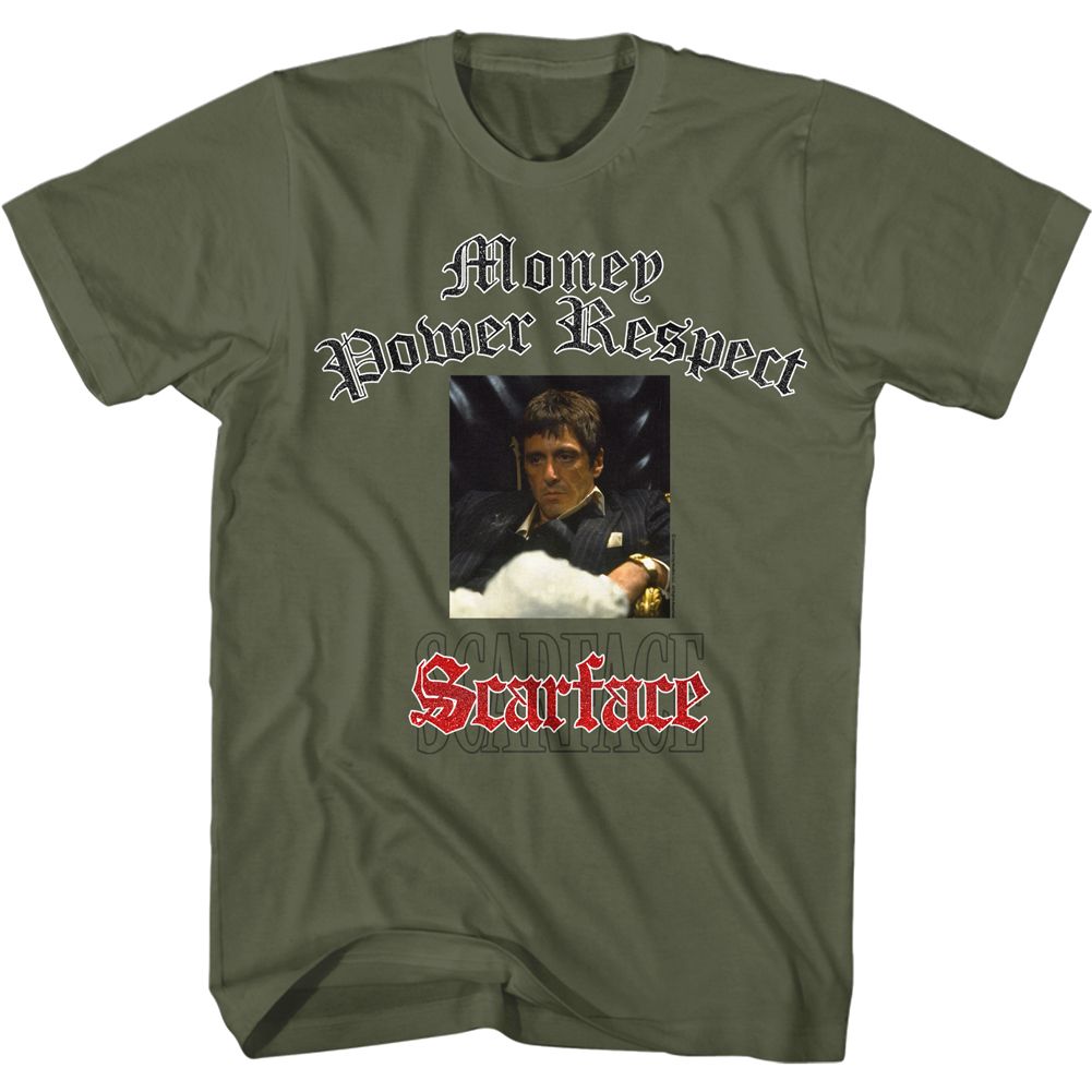 SCARFACE Famous T-Shirt, Glitterlogo
