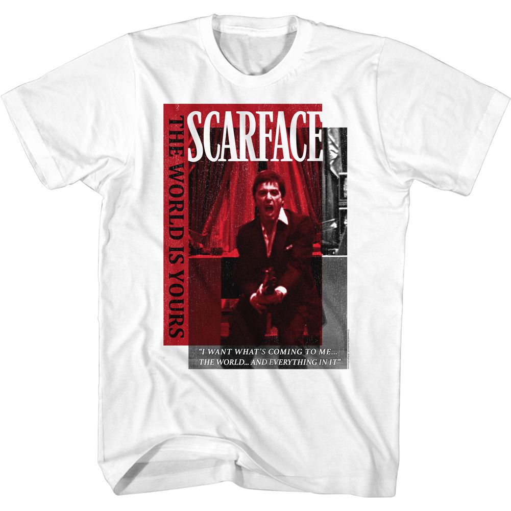 Scarface Scarlet Box Overlay T-Shirt