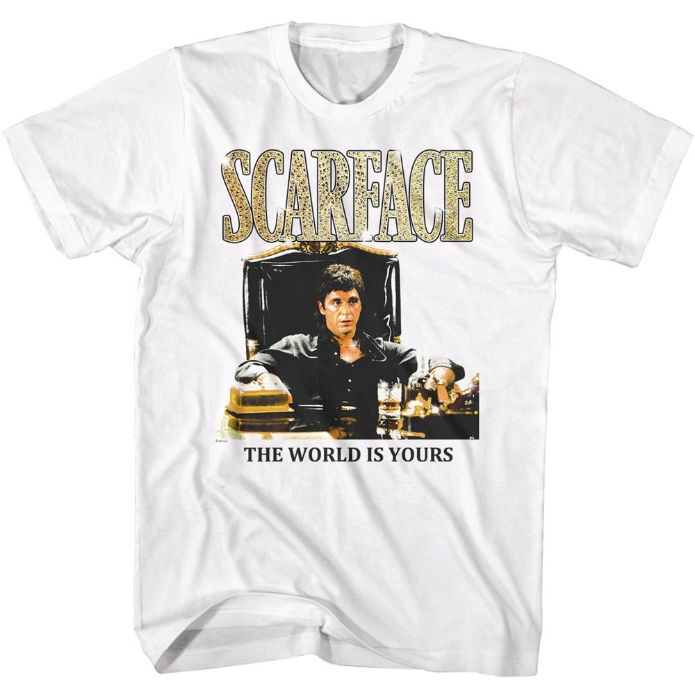 SCARFACE Eye-Catching T-Shirt, Desk Sit