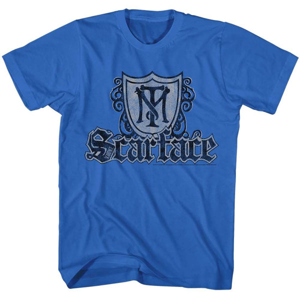 SCARFACE Famous T-Shirt, Shield & Guns