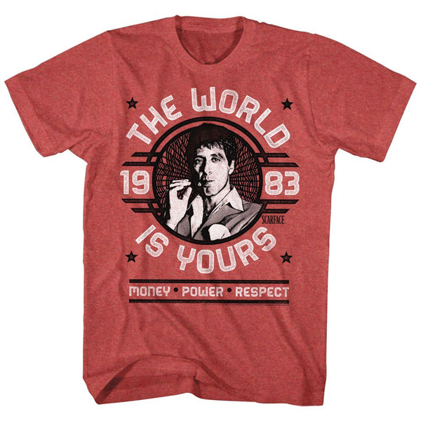 SCARFACE Famous T-Shirt, World Is Yours Emblem