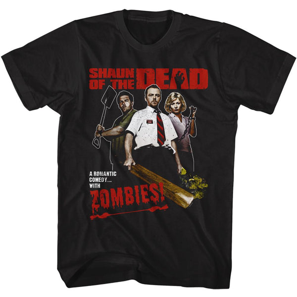 SHAUN OF THE DEAD Terrific T-Shirt, Romantic Comedy