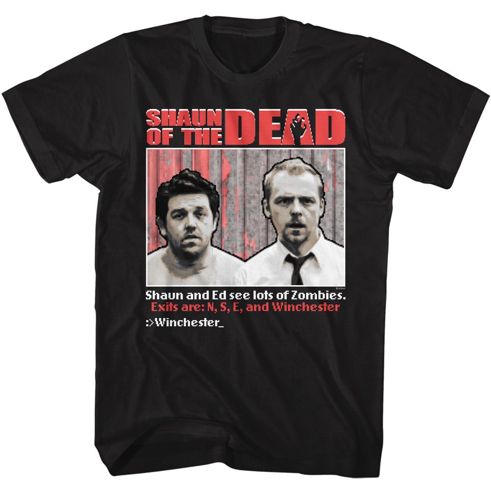 SHAUN OF THE DEAD Terrific T-Shirt, Video Game