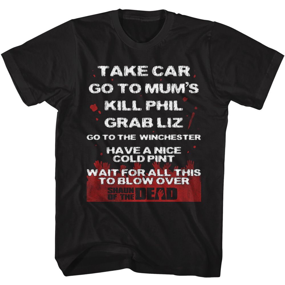 SHAUN OF THE DEAD Terrific T-Shirt, Take Car