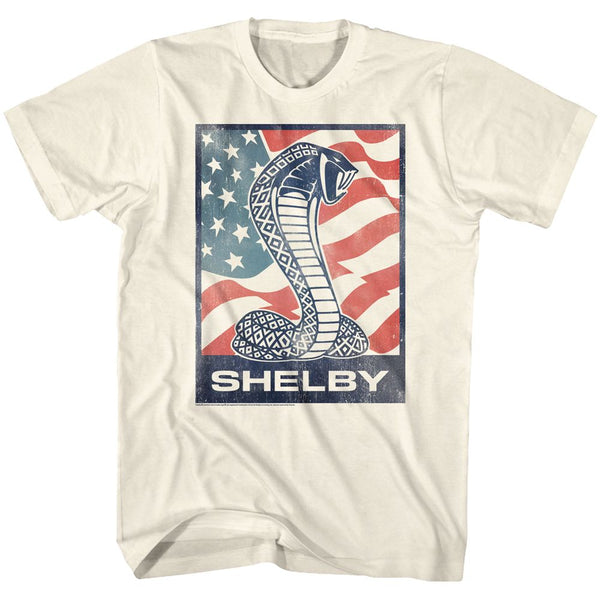 CARROLL SHELBY Eye-Catching T-Shirt, Flag Snake