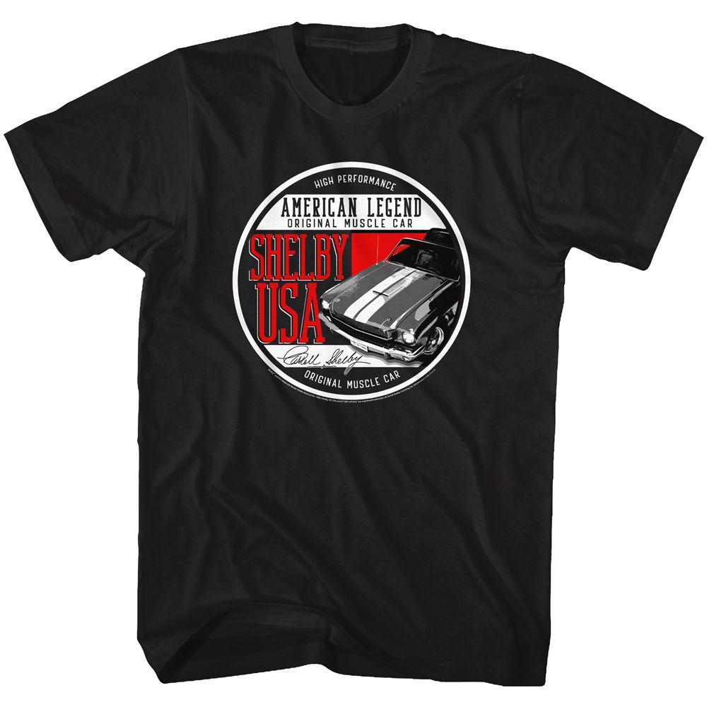 CARROLL SHELBY Eye-Catching T-Shirt, Car Circle