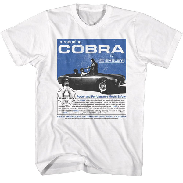 CARROLL SHELBY Eye-Catching T-Shirt, 60s Cobra Ad