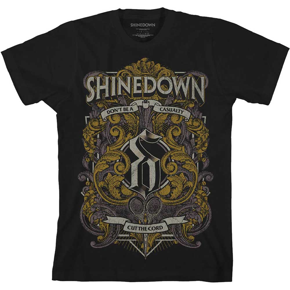 SHINEDOWN Attractive T-Shirt, Ornamental Scissors