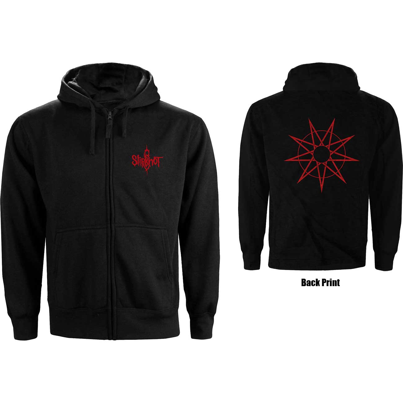 SLIPKNOT Attractive Hoodie, 9 Point Star