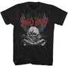 SKID ROW Eye-Catching T-Shirt, Skull & Wings