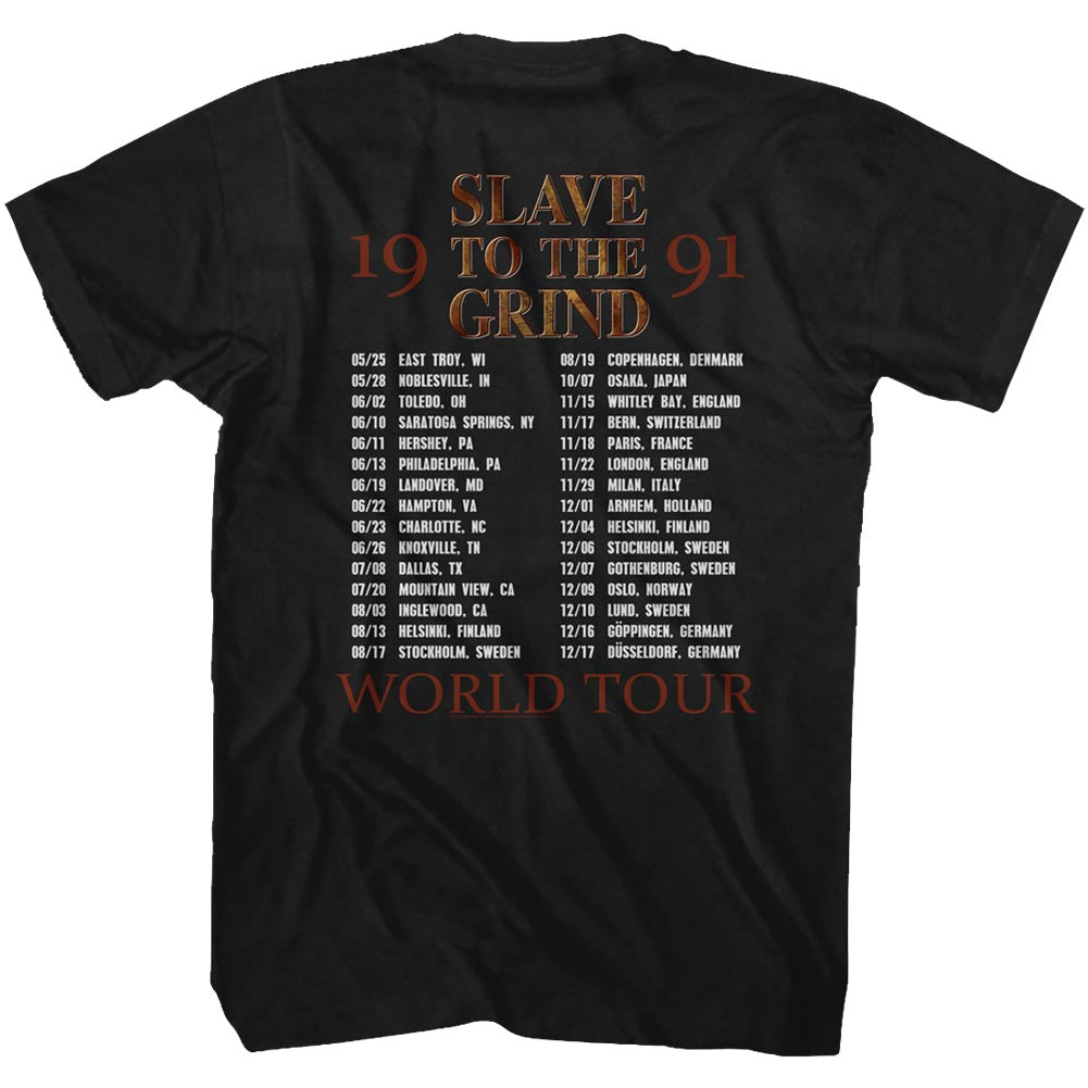 SKID ROW Eye-Catching T-Shirt, World Tour 1991