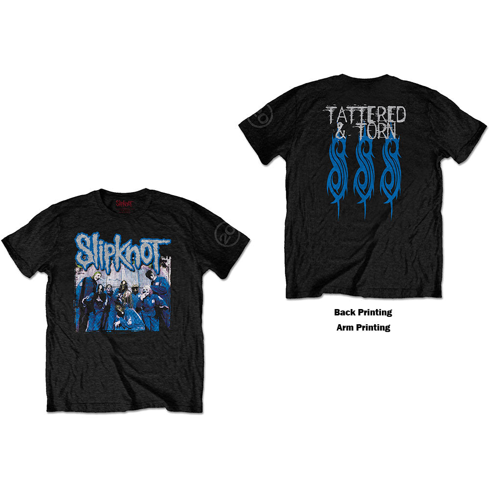 SLIPKNOT Attractive T-Shirt, 20th Anniversary Tattered &amp; Torn