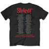 SLIPKNOT Attractive T-Shirt, Prepare For Hell 2014-2015 Tour