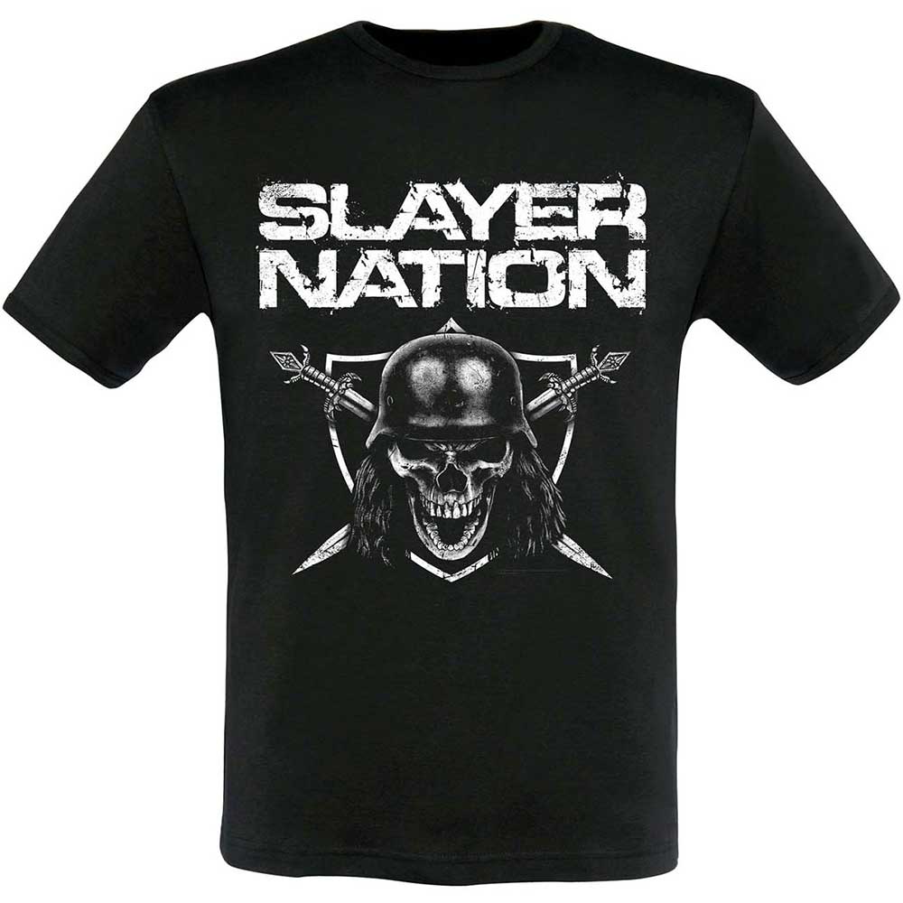 SLAYER Attractive T-Shirt, Slayer Nation 2015 Dates