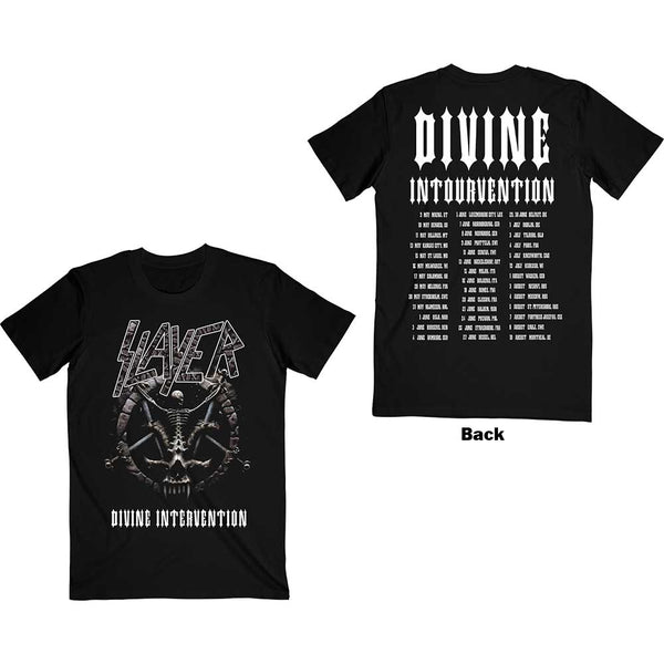 SLAYER Attractive T-Shirt, Divine Intervention 2014 Dates