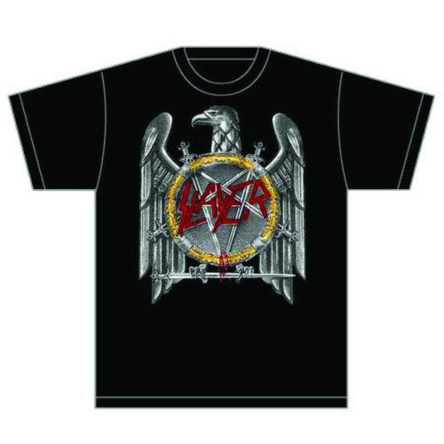 SLAYER Attractive T-Shirt, Silver Eagle