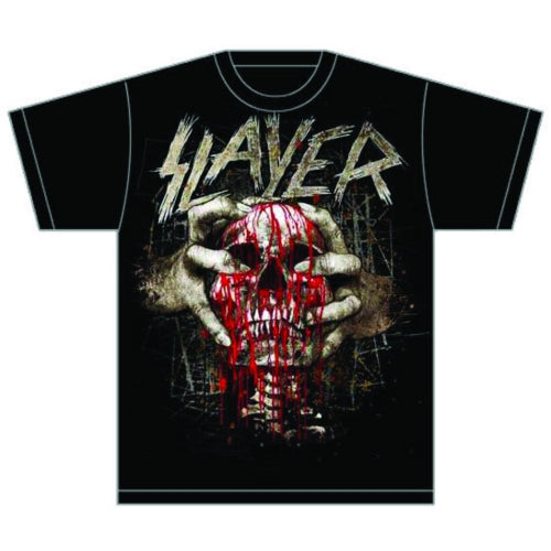 SLAYER Attractive T-Shirt, Skull Clench