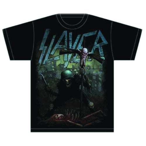 SLAYER Attractive T-Shirt, Soldier Cross