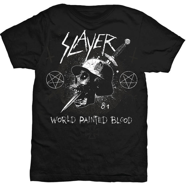 SLAYER Attractive T-Shirt, Dagger Skull