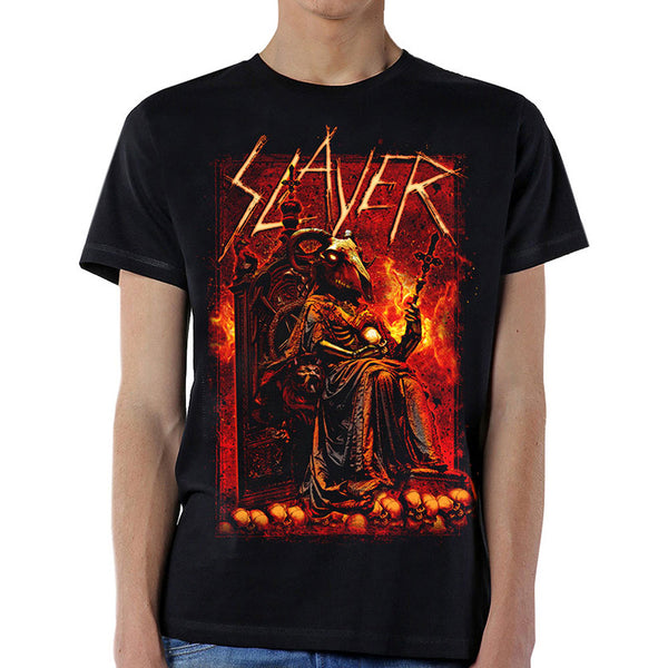 SLAYER Attractive T-Shirt, Goat Skull