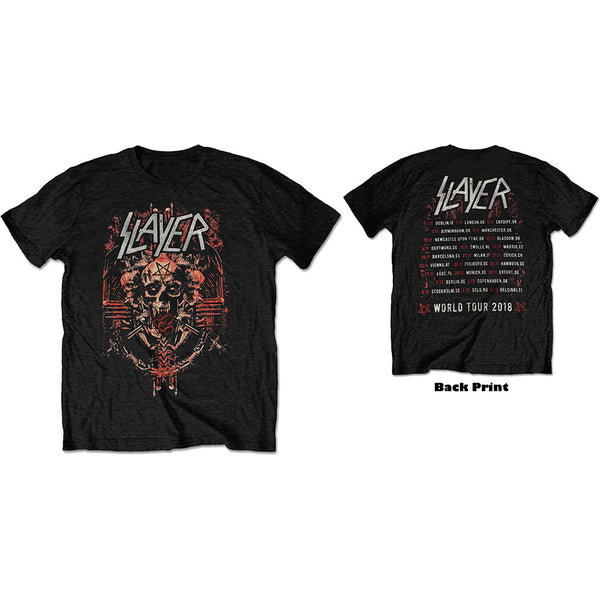 SLAYER Attractive T-Shirt, Demonic Admat European Tour 2018