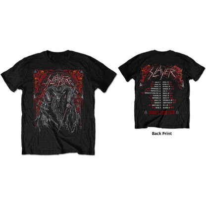 SLAYER Attractive T-Shirt, Baphomet European Tour 2018