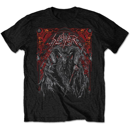 SLAYER Attractive T-Shirt, Baphomet European Tour 2018