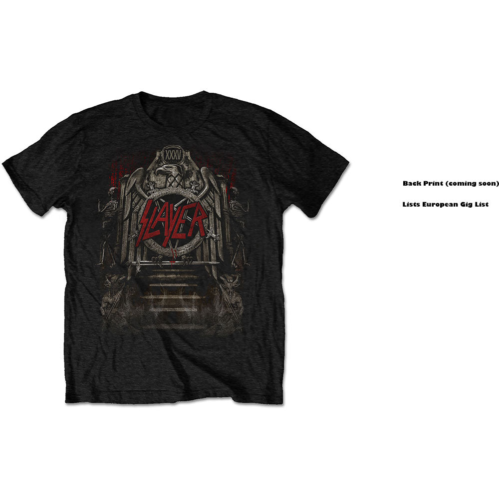 SLAYER Attractive T-Shirt, Eagle Grave European Tour 2018