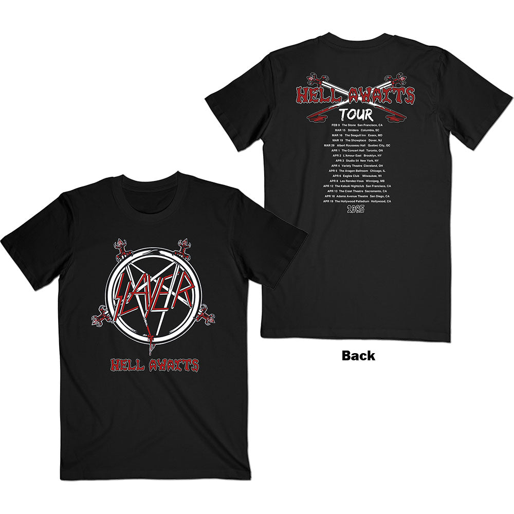 SLAYER Attractive T-Shirt, Hell Awaits Tour