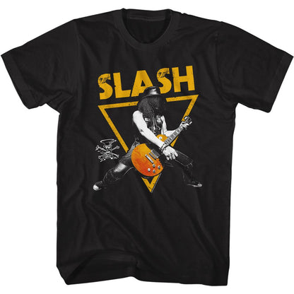 SLASH Eye-Catching T-Shirt, Gold Triangle