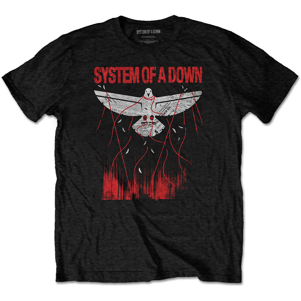 SYSTEM OF A DOWN Attractive T-Shirt, dove Overcome