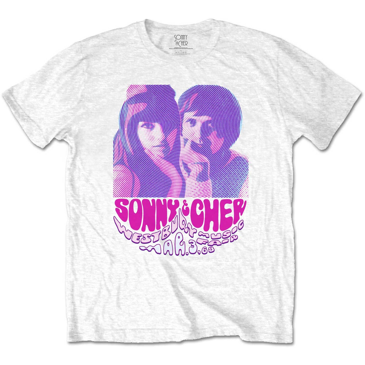 SONNY &amp; CHER Attractive T-Shirt, Westbury Music Fair