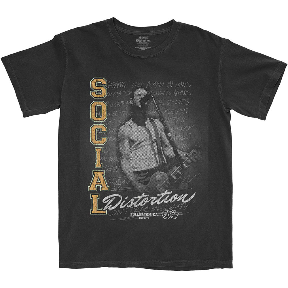 SOCIAL DISTORTION Attractive T-Shirt, Athletics