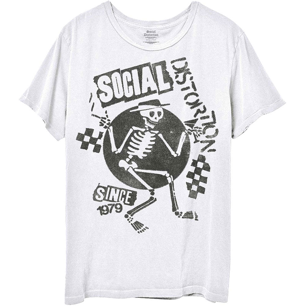 SOCIAL DISTORTION Attractive T-Shirt, Speakeasy Checkerboard