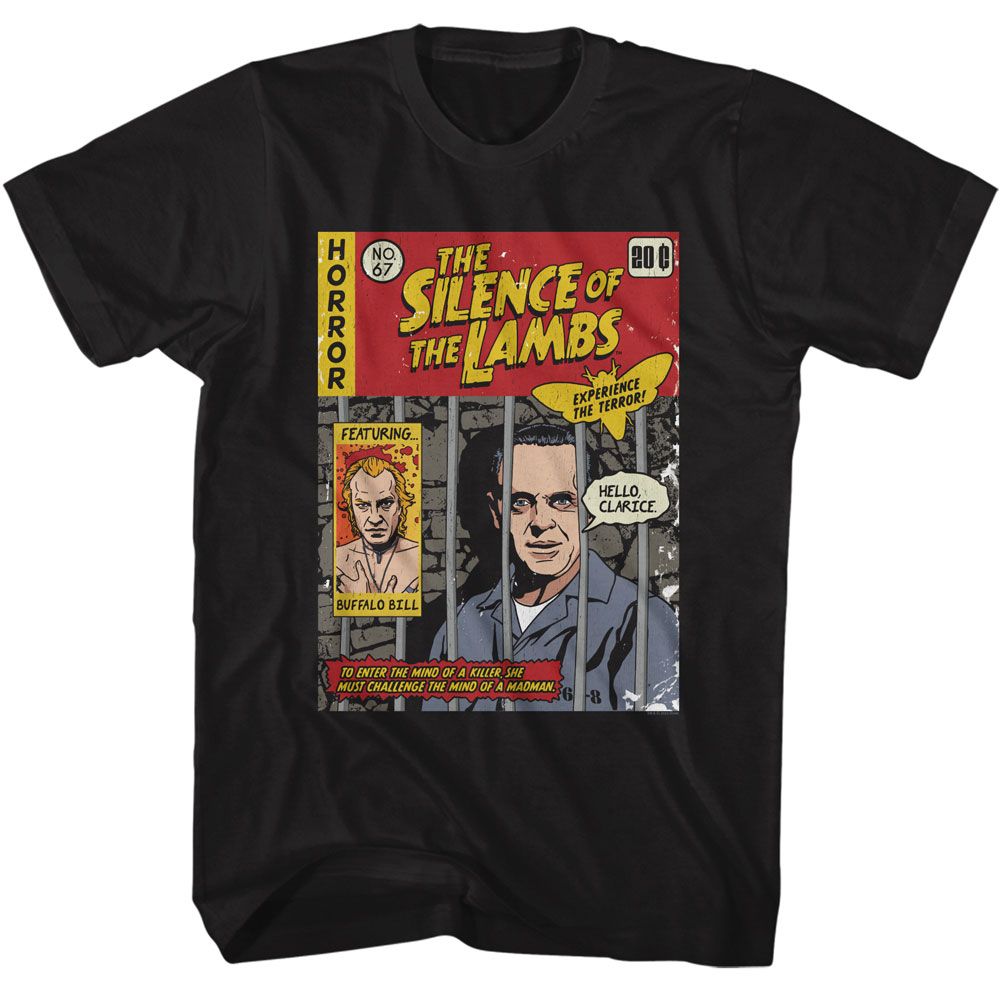 SILENCE OF THE LAMBS Unisex T-Shirt, Comic Cover