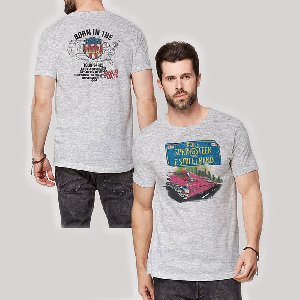 BRUCE SPRINGSTEEN Attractive T-Shirt, Pink Cadillac