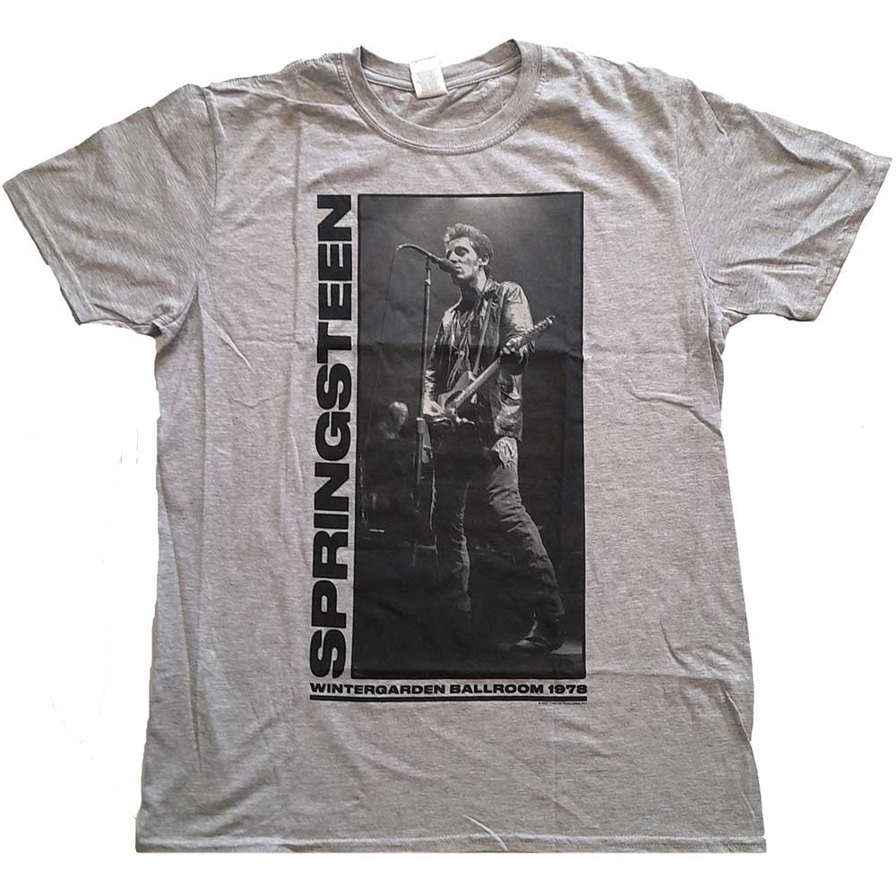 BRUCE SPRINGSTEEN Attractive T-Shirt, Wintergarden Photo