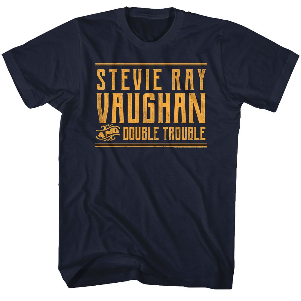 STEVIE RAY VAUGHAN Eye-Catching T-Shirt, SRV &amp; DT