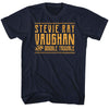 STEVIE RAY VAUGHAN Eye-Catching T-Shirt, SRV & DT